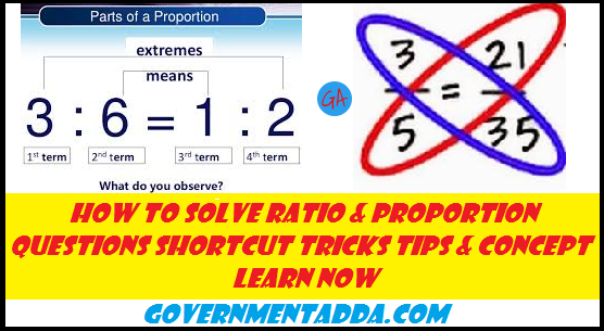 Ratio & Proportion Shortcut Tricks Tips & Concept : How To Solve Ratio ...