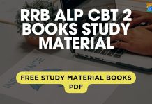 RRB ALP CBT 2 Books Study Material Free PDF Download – Complete Package RRB ALP CBT 2 Books Study Material