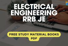 Electrical Engineering Study Material Book PDF for RRB JE : Railway Junior Engineer Online Course 2025 Electrical Engineering Study Material Book PDF