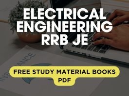 Electrical Engineering Study Material Book PDF for RRB JE : Railway Junior Engineer Online Course 2025 Electrical Engineering Study Material Book PDF
