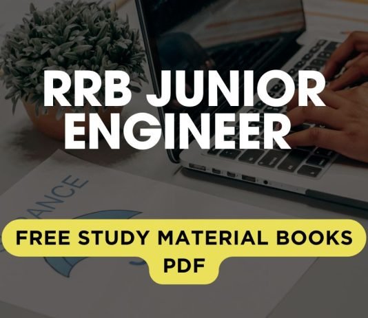 RRB JE Study Material Book PDF – Railway Junior Engineer All Ebooks Download Now RRB JE Study Material Book PDF