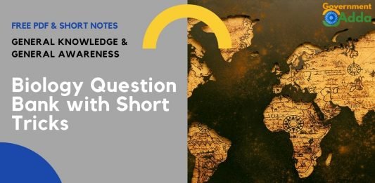 500+ Biology Questions PDF For SSC | Railway | State PCS | RRB | Previous Year Question Download Now Biology