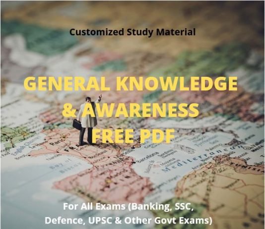 1000+ GK GA GS Free PDF for Banking | SSC | Railway | State PCS | UPSC – Topicwise Download Now GK GA GS Free PDF