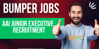 Recruitment Of AAI Junior Executive Airport Authority of India Opening 2023 – Apply Online for Job AAI Junior Executive