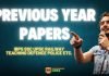 Previous Year Question Papers PDF – Old Papers – Last 10 Years Solved Paper Previous Year Question Papers PDF