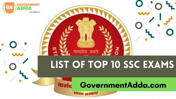 List of Top 10 SSC Exams in India